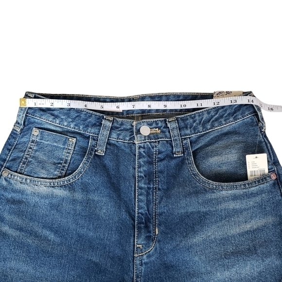 𝅺Anthropologie Pilcro Joey Jeans High Rise Straight Leg Distressed Front - Picture 13 of 13